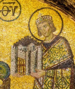 Constantine Mosaic in Hagia Sophia