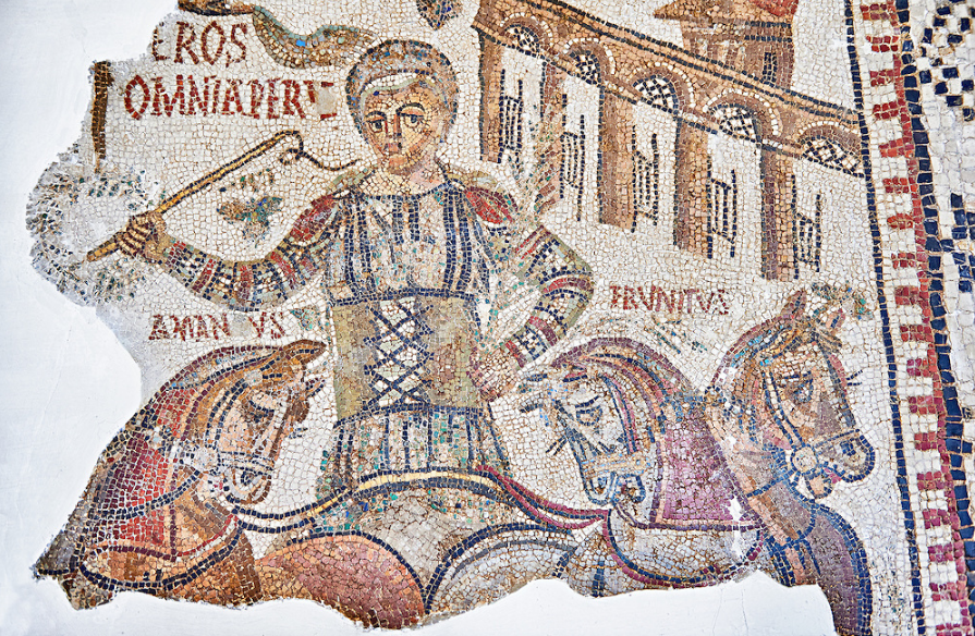 Roman mosaic panel of Eros.png