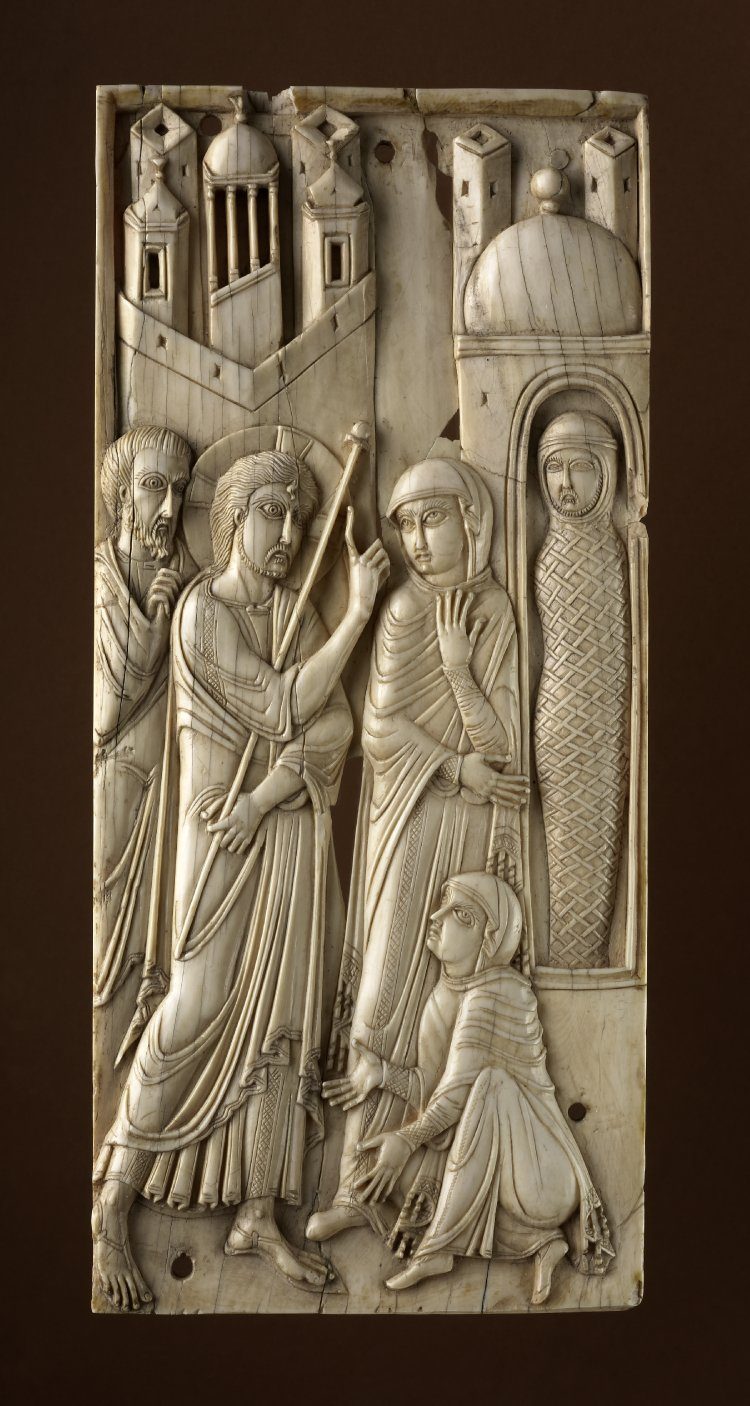 Panel; ivory; the Raising of Lazarus.jpg