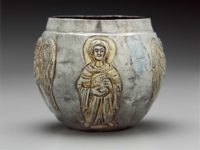 Spherical small container (pyxis) with representations of Christ, Virgin and two archangels-3.jpg