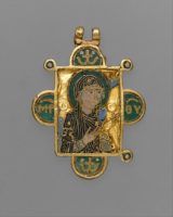 Double-Sided Pendant Icon with the Virgin and Christ Pantokrator-2.jpg