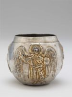 Spherical small container (pyxis) with representations of Christ, Virgin and two archangels-2.jpg