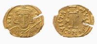Gold coin. Tiberius III.jpg