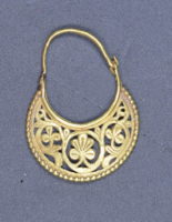 Gold Earring; Cyprus, Early Byzantine.jpg