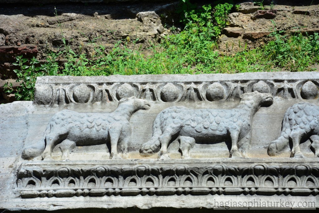 Remains In The Garden Hagia Sophia