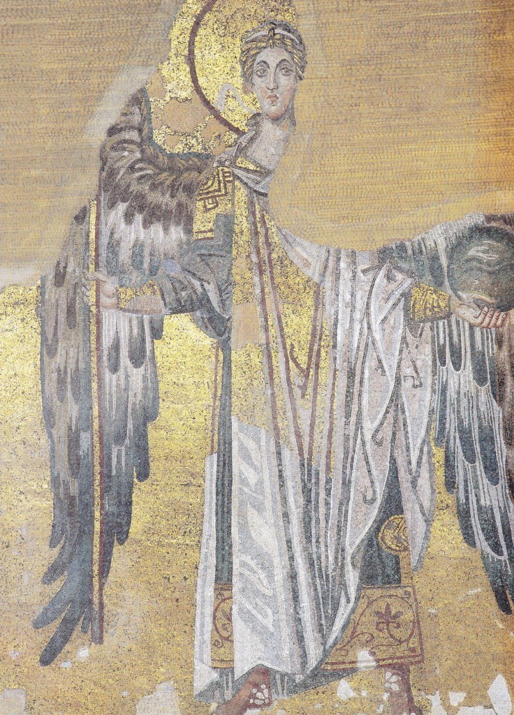 Mosaic of Archangel Gabriel » Hagia Sophia
