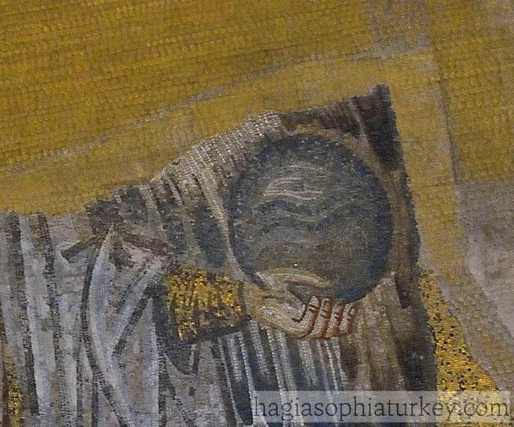 Mosaic of Archangel Gabriel » Hagia Sophia