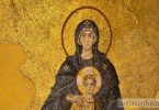 The Virgin And The Child (Apse) Mosaic Of Hagia Sophia