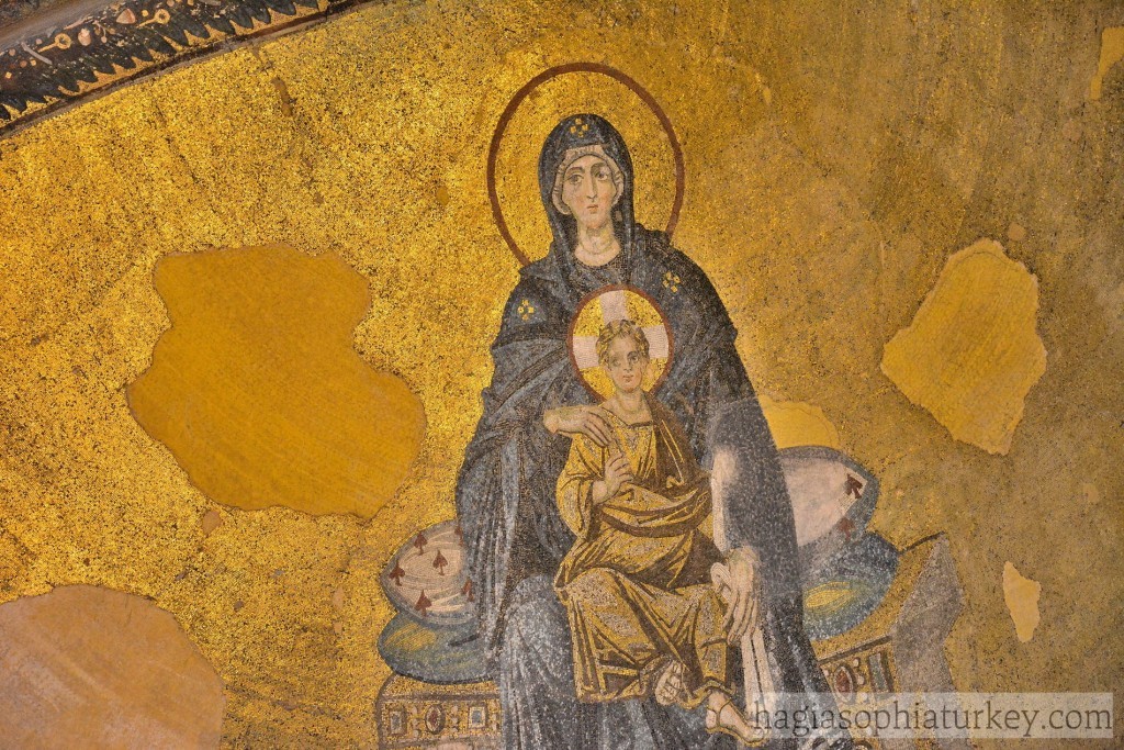 The Virgin and Child Mosaic » Hagia Sophia