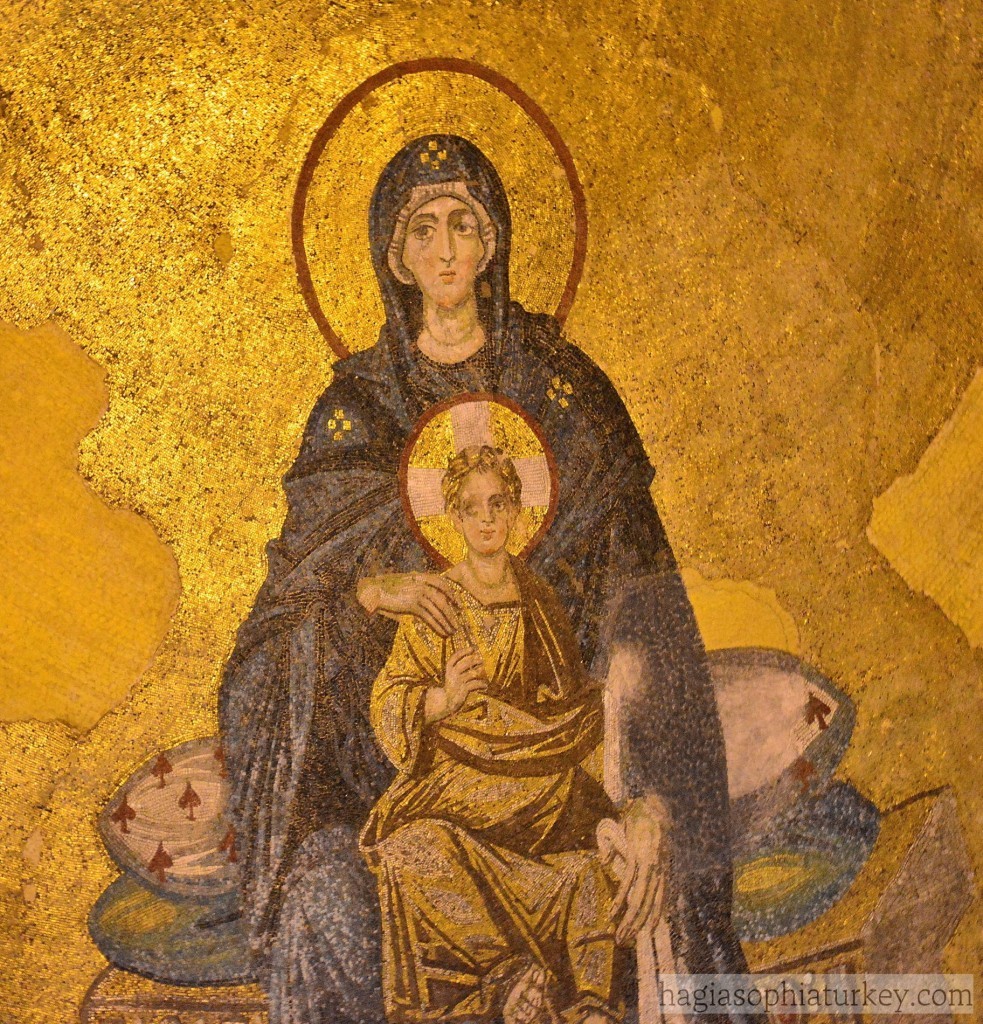 The Virgin and Child Mosaic » Hagia Sophia