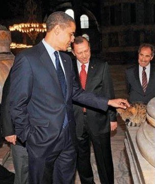 Di tahun 2009, saat mantan Presiden AS, Barack Obama berkunjung, beliau juga tidak lupa menyempatkan waktu bermain bersama Gli.