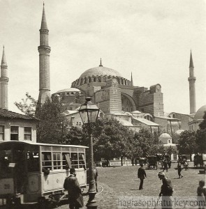 General view, Hagia Sophia in 1906
