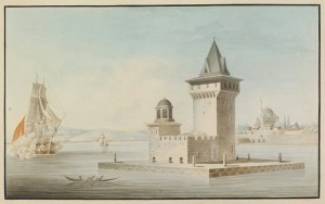 Maiden's Tower, Istanbul, 18th Century (Kiz Kulesi)